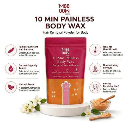 Purely Organics Body Wax Powder – 10 Min Painless Formula