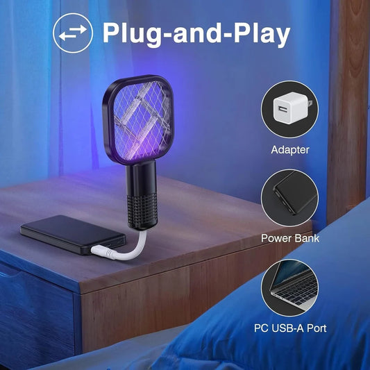 Electric Mosquito Killer Racket – USB Rechargeable