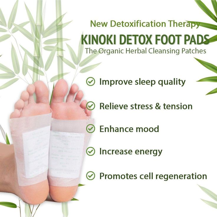 Kiyome Kinoki Detox Foot Pads – Natural Relief for Foot & Muscle Pain (10 Pcs)