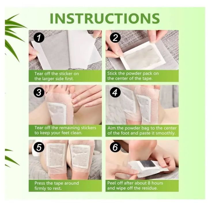 Kiyome Kinoki Detox Foot Pads – Natural Relief for Foot & Muscle Pain (10 Pcs)